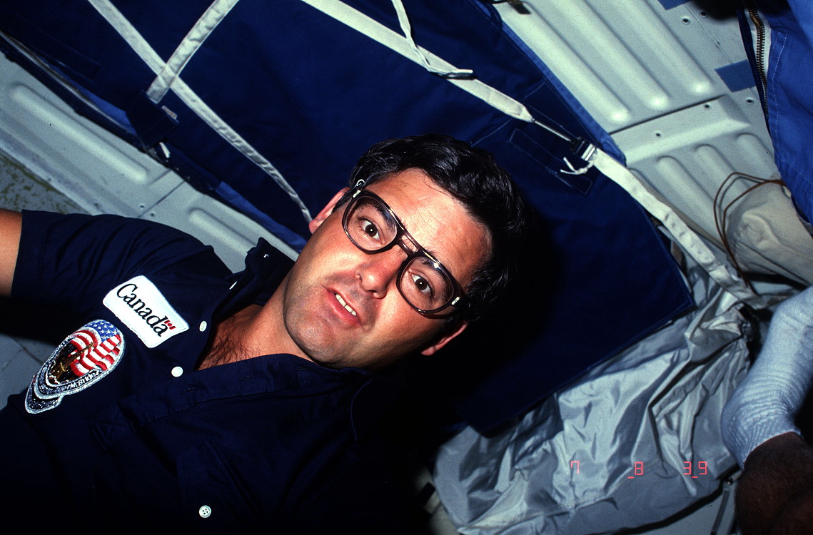 Garneau onboard Shuttle