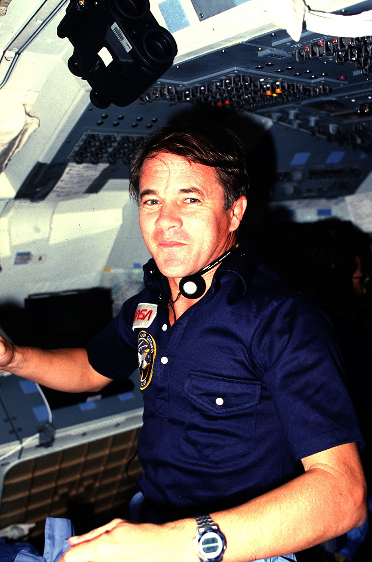 Allen onboard Shuttle