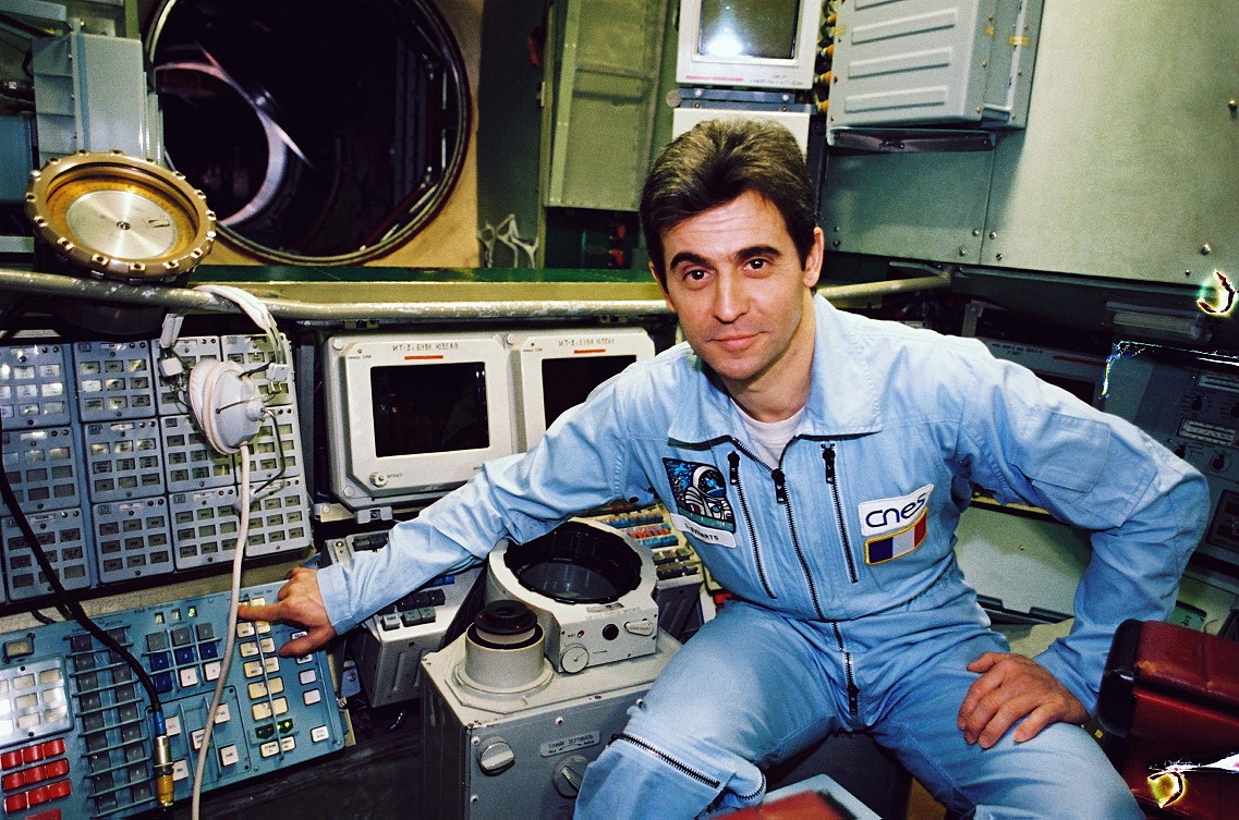 Leopold Eyharts in training