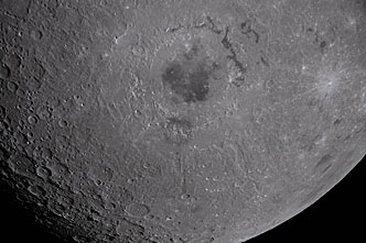 Moon seen from Artemis II during flyby