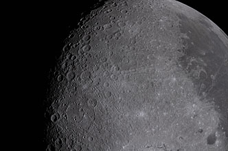 Moon seen from Artemis II during flyby