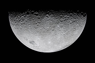 Moon seen from Artemis II during flyby