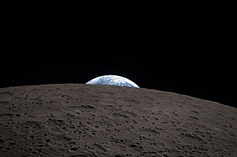 Moon seen from Artemis II during flyby