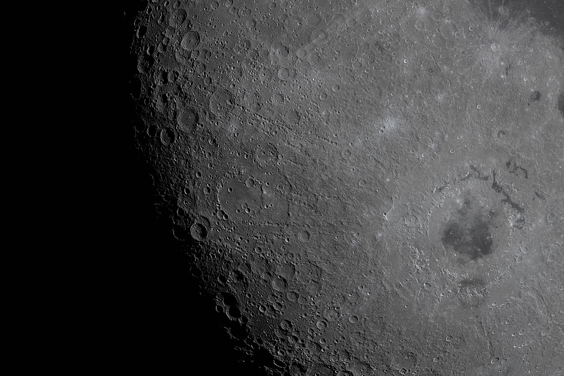 Moon seen from Artemis II during flyby
