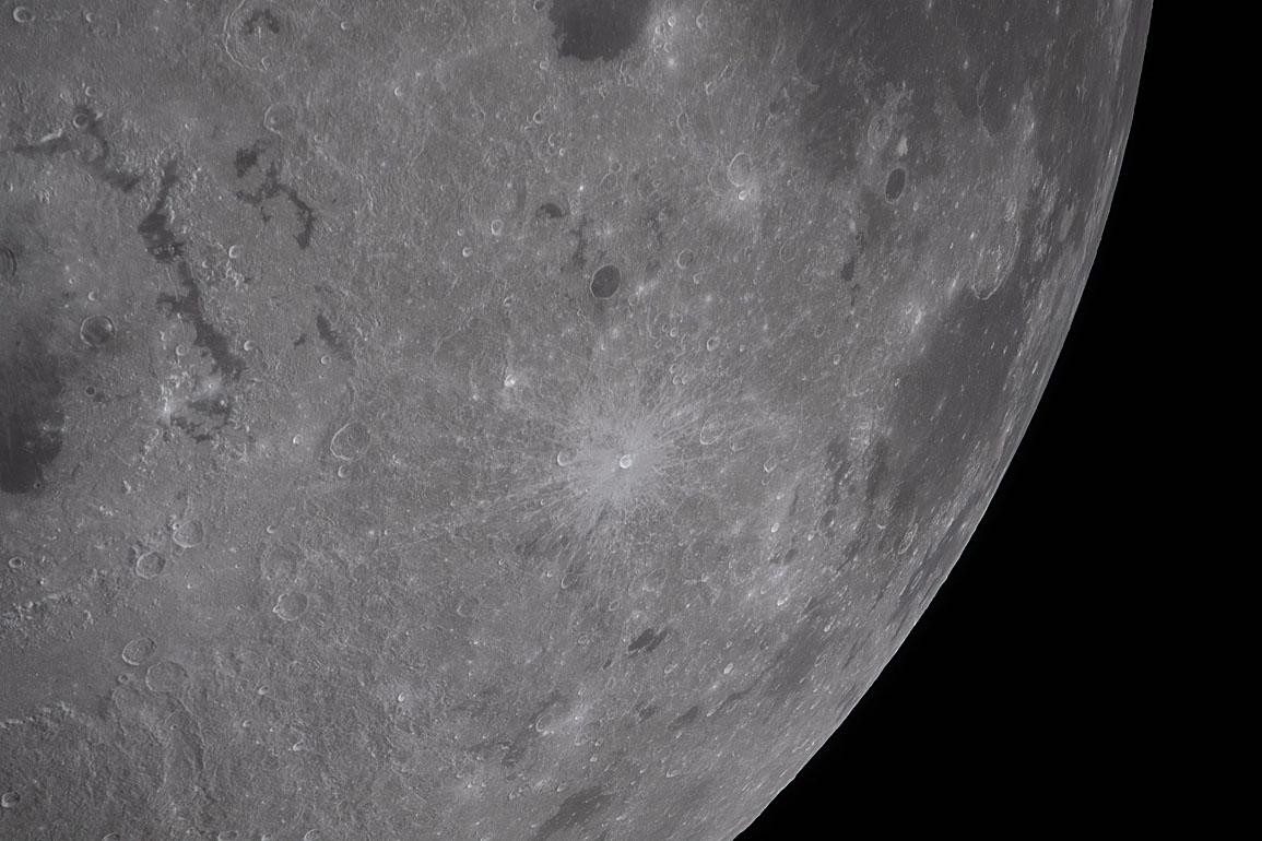 Moon seen from Artemis II during flyby