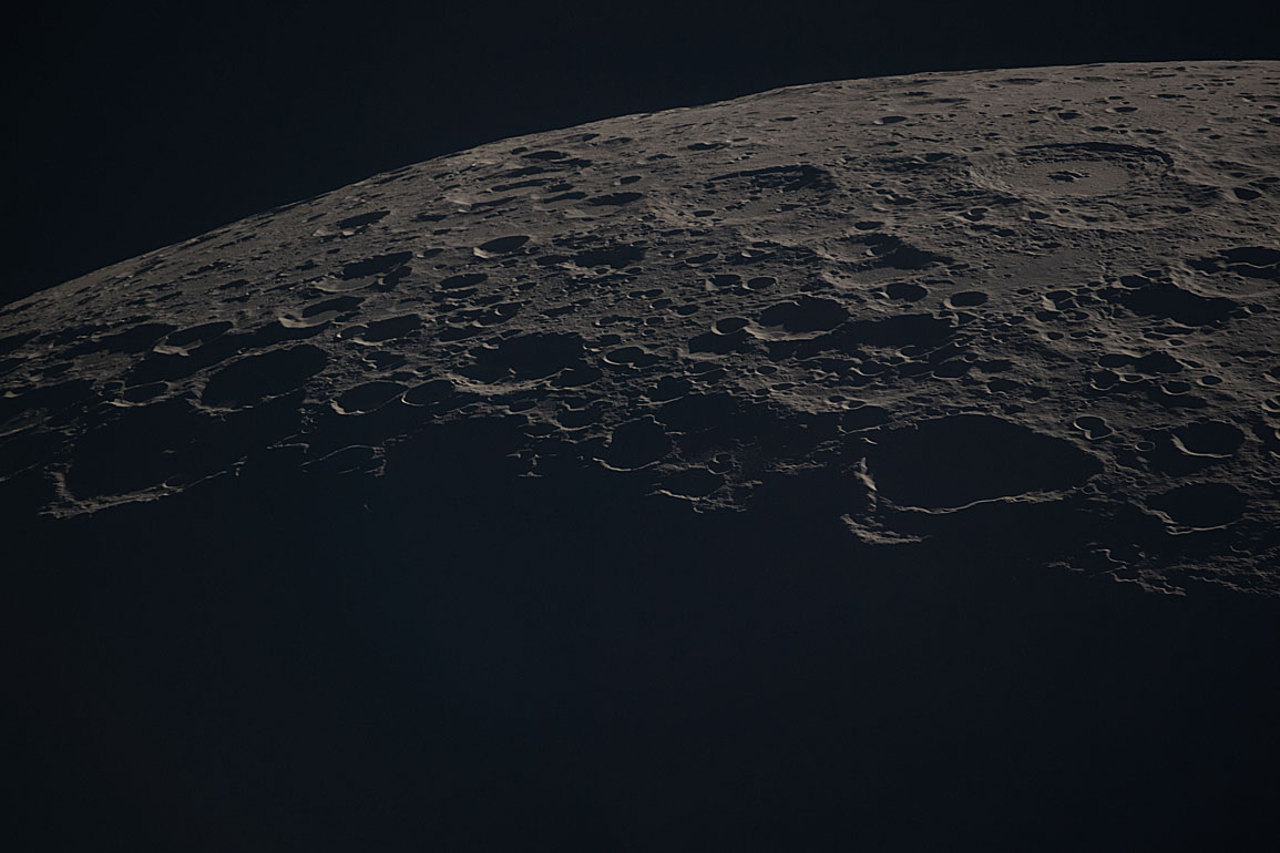 Moon seen from Artemis II during flyby