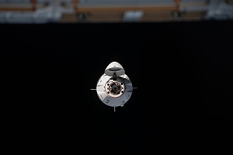 SpaceX Crew-1 prior docking to ISS