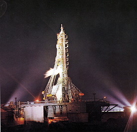 Soyuz 23 on the launch pad