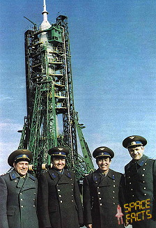 Soyuz 39 on the launch pad