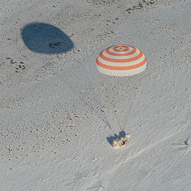 Soyuz MS-05 landing