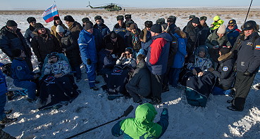 Soyuz MS-05 recovery