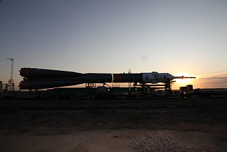 Soyuz MS-06 rollout