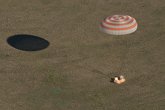 Soyuz MS-07 landing