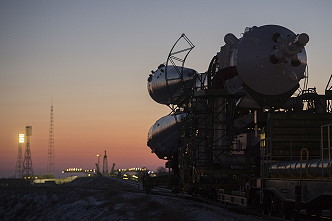 Soyuz MS-07 rollout