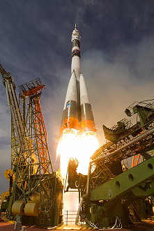 Soyuz MS-09 launch
