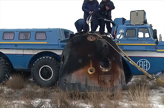 Soyuz MS-20 recovery