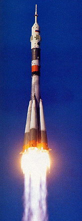 Soyuz TM-24 launch