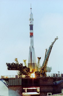 Soyuz TM-30 launch