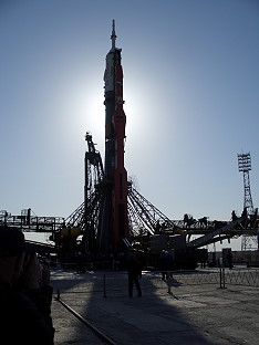 Soyuz TMA-12 on launch pad