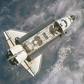 STS-104 in orbit