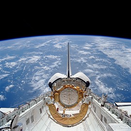 STS-41 in orbit