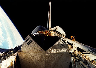 STS-51I in orbit