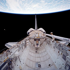 STS-80 in orbit