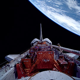 STS-82 in orbit