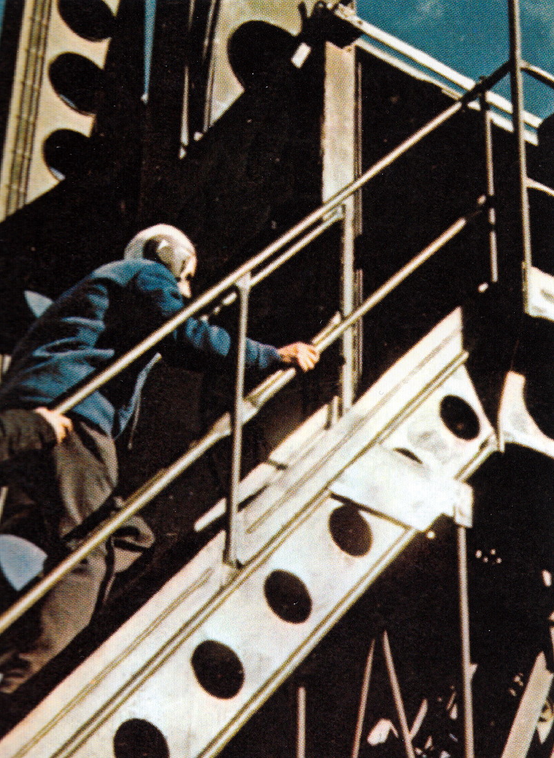 Komarow auf der Startrampe