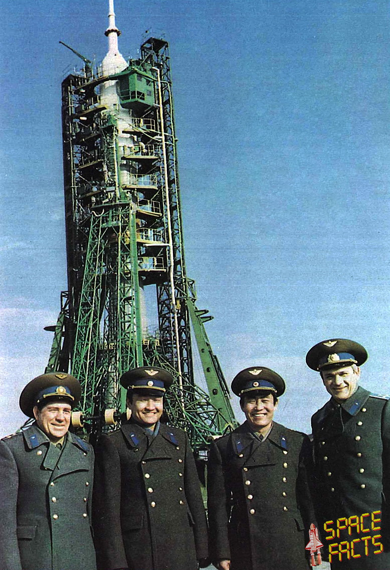 Soyuz 39 on the launch pad