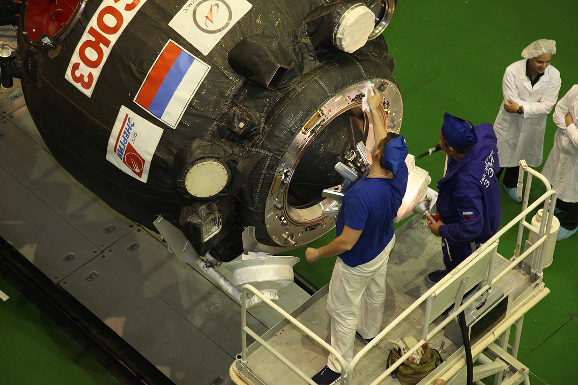 Soyuz MS-05 integration