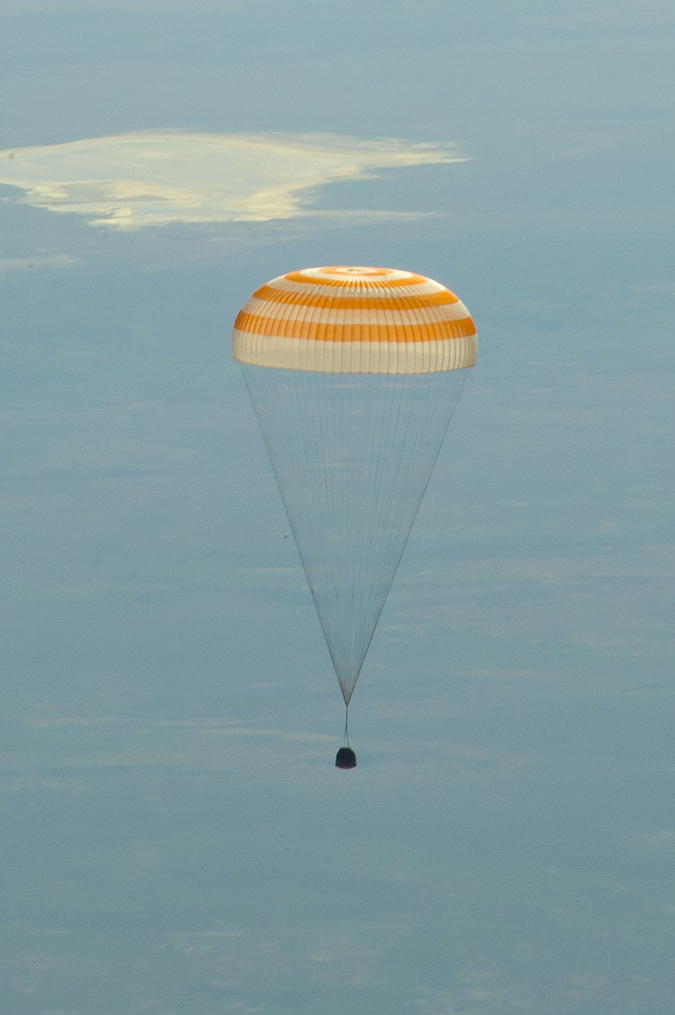 Soyuz MS-07 landing