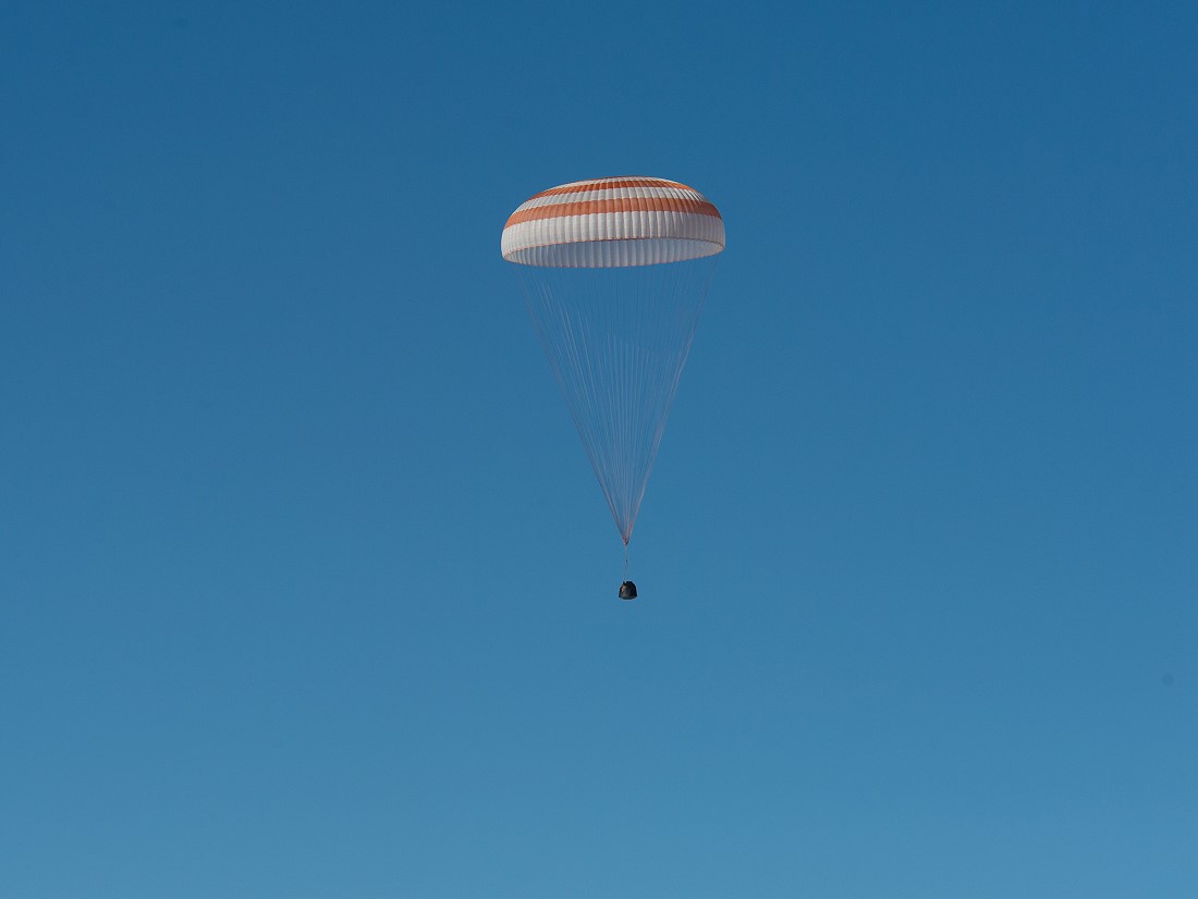Soyuz TMA-07M landing