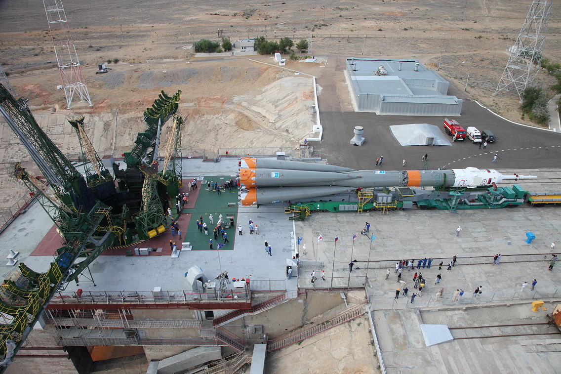 Soyuz TMA-17M rollout