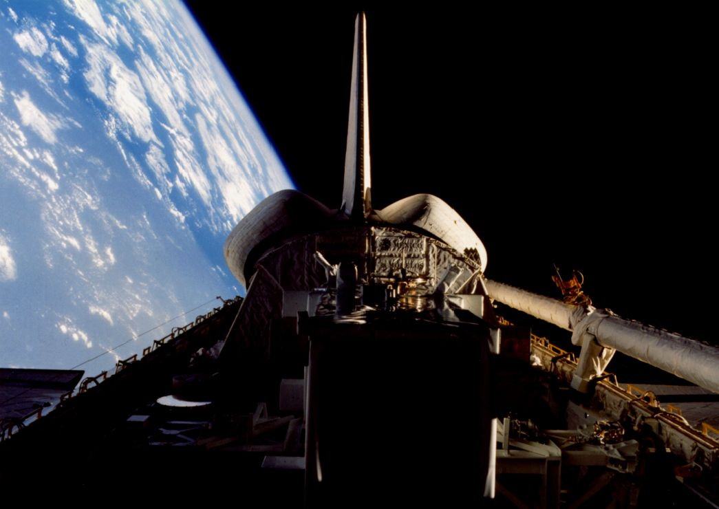 STS-51G in orbit