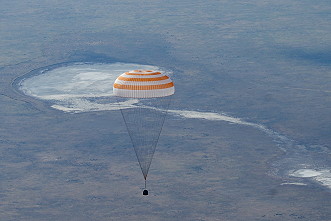 Soyuz MS-23 landing