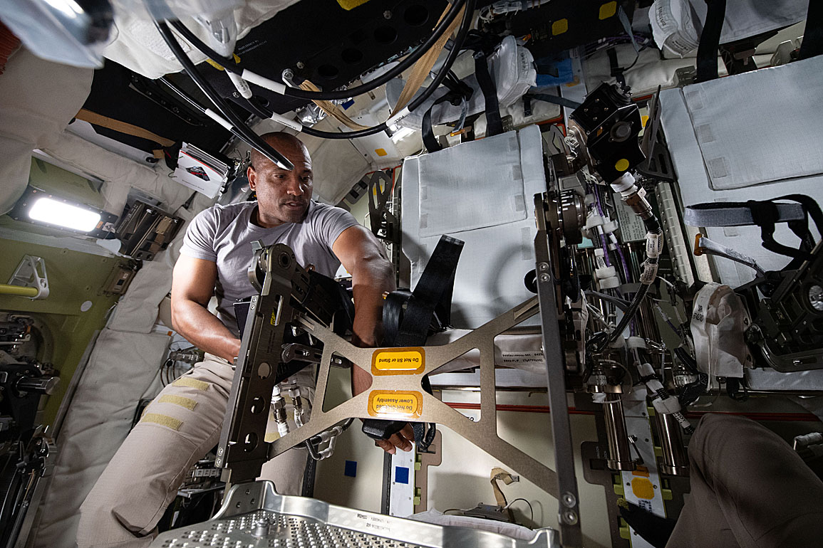 Victor Glover onboard Orion