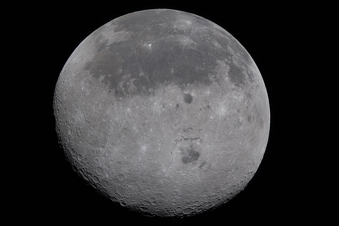 Moon seen from Artemis II