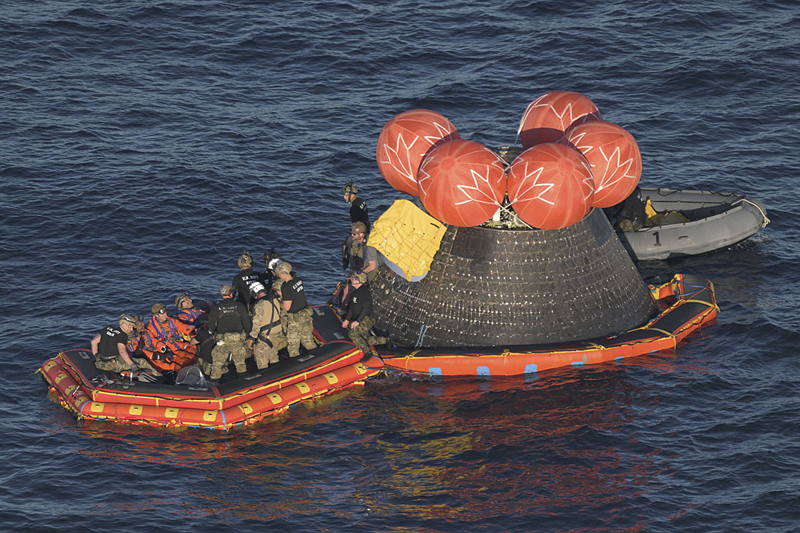 Artemis II recovery