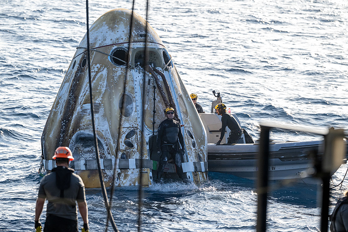SpaceX Crew-12 recovery