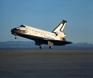STS-28 landing