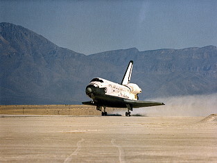 STS-3 landing