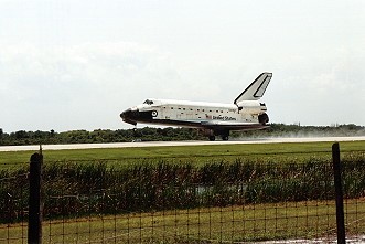 STS-39 landing
