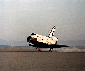 STS-41C landing