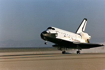 STS-7 landing
