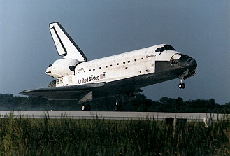 STS-70 landing