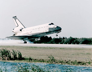 STS-75 landing