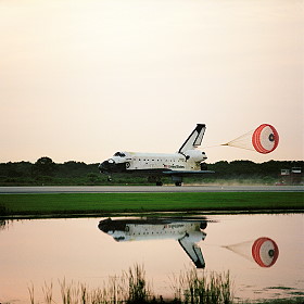 STS-94 landing