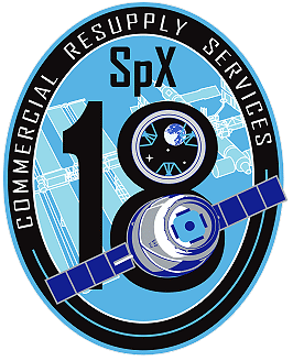 Patch Dragon SpX-18 (NASA)