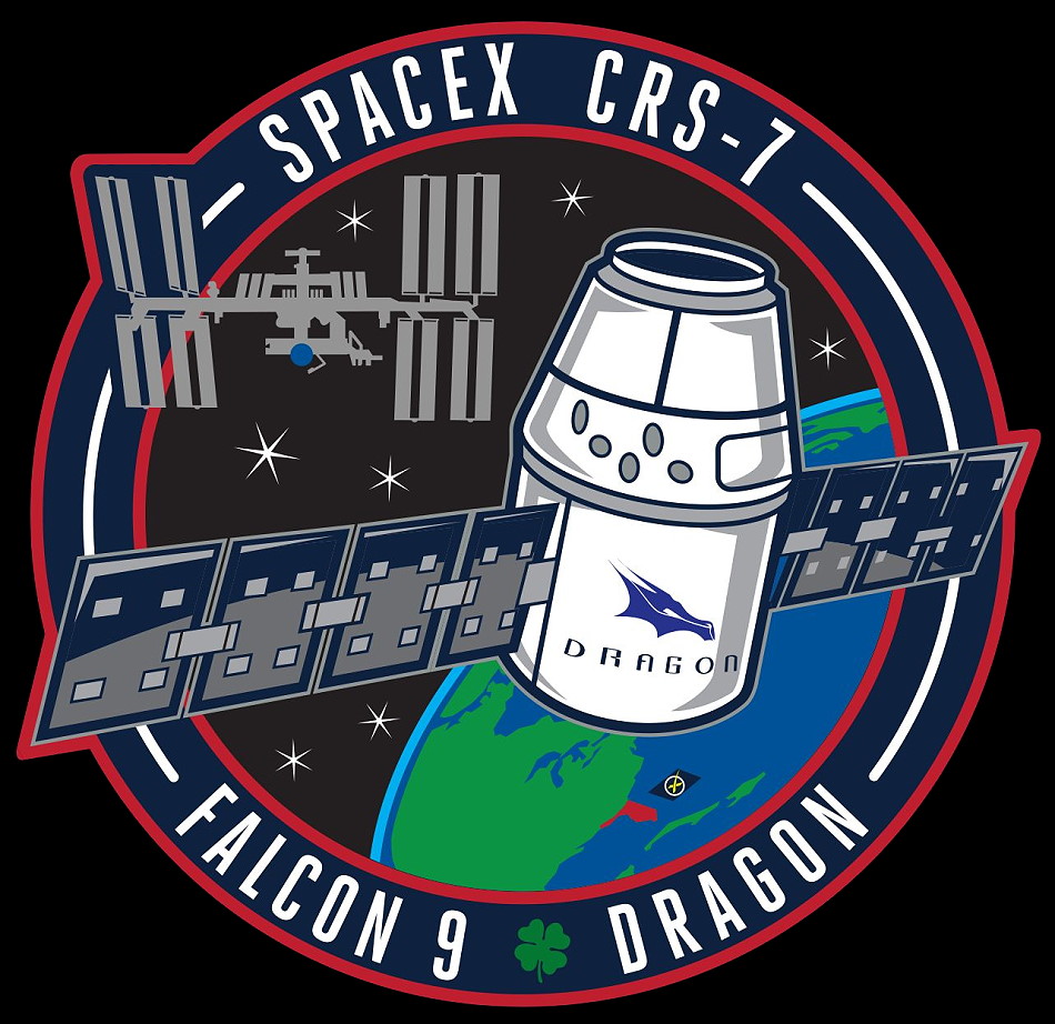 Patch Dragon CRS-7 (SpaceX)